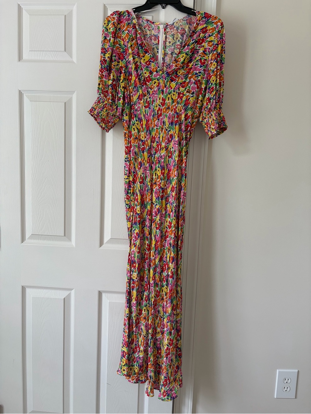 Rixo x Target Multicolor Floral Maxi Dress with V-Neck - Picture 1 of 4